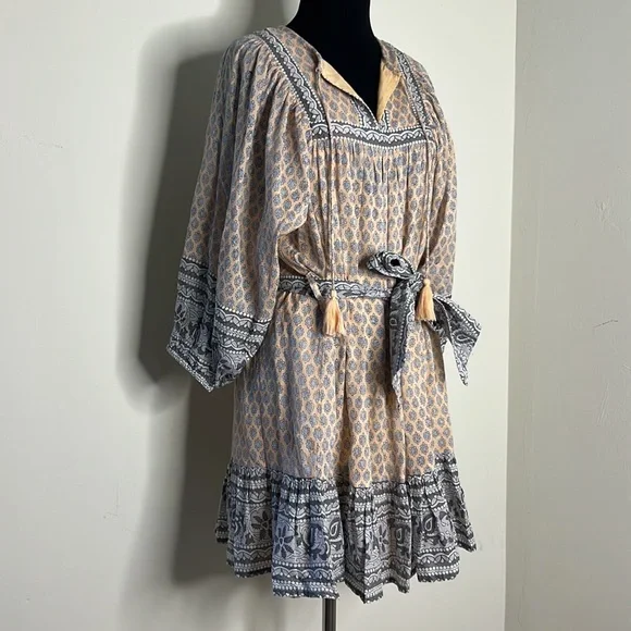 CLEOBELLA Organic Cotton Tassel Dress S - Picture 4 of 13